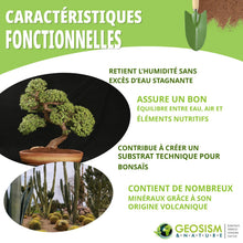 Carica l'immagine nel visualizzatore di Gallery, GEOSISM &amp; NATURE Akadama, hard quality Ibaraki, akadama per bonsai giapponese, substrato drenante e trattenente, ideale 