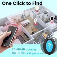 Carica l'immagine nel visualizzatore di Gallery, Esky Trova Chiavi, Localizzatore Chiavi LED Trasmettitore Wireless Localizzatore per Chiavi con 4 Ricevitori RF Localizz