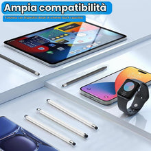 Carica l'immagine nel visualizzatore di Gallery, 2 Pezzi Penne per Tablet, Penna Stilo per Touch Screen 2 in 1, per tutti gli smartphone/tablet Samsung i-Phone i-Pad