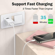 Carica l'immagine nel visualizzatore di Gallery, Cavo USB C [2metri 2Pezzi] 3.1A Cavo ricarica rapida type c per iphone