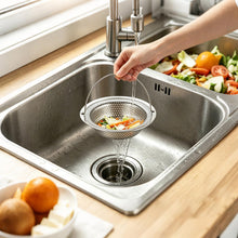 Carica l'immagine nel visualizzatore di Gallery, 2 Filtro lavandino cucina, Filtro scarico lavandino con manico, Filtro lavandino in acciaio inox, Protezione anti-intasa