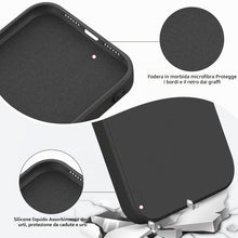 Carica l'immagine nel visualizzatore di Gallery, YLK Cover per iPhone XR Custodia in Silicone Liquido Ultra Sottile con Rivestimento in Morbido Tessuto in Microfibra, Cu