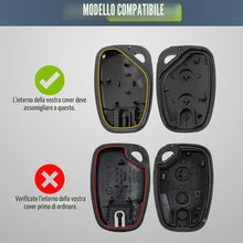 Carica l'immagine nel visualizzatore di Gallery, Jongo® Guscio Chiave 2 Tasti senza Lama compatibile con Opel Vivaro Movano