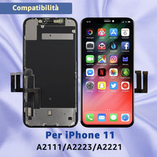 Carica l'immagine nel visualizzatore di Gallery, Yodoit Display Schermo per iPhone 11 Schermo di Ricambio LCD 6.1 Pollici Display Touch Digitizer Vetro Compatibile con M