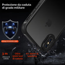 Carica l'immagine nel visualizzatore di Gallery, iVoler Cover Opaca per iPhone XS e iPhone X 5.8 Pollici, [Protezione Della Fotocamera] [Antiurto di Grado Militare] Cust