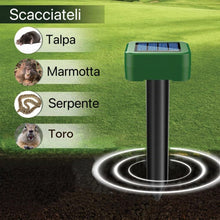 Carica l'immagine nel visualizzatore di Gallery, Coves Dissuasori per Topi, Ultrasuoni per Topi da Esterno 4 Pezzi, Repellente per Talpe, Ultrasuoni per Talpe, Dissuasor