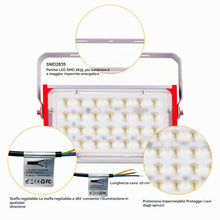 Carica l'immagine nel visualizzatore di Gallery, CREATESTAR Faretto Led da Esterno 10000LM 100W, Faretti Led Esterni 6500K luce bianca fredda, 1 Pezzi IP66 Impermeabile 