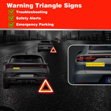 Carica l'immagine nel visualizzatore di Gallery, Triangoli Di Segnalazione Per Auto Triangolo D'Emergenza Emergenza Auto Pieghevole Inscatolato Pieghevole Per Automobile