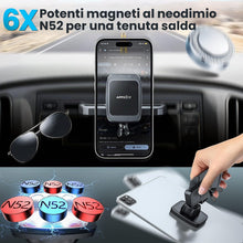 Carica l'immagine nel visualizzatore di Gallery, APPS2Car Supporto Universale Magnetico Telefono per Auto CD, Supporto per Telefoni con CD Slot, Supporto Magnetico Cellu