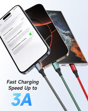 Carica l'immagine nel visualizzatore di Gallery, RAVIAD Cavo USB C Ricarica Rapida [3Pezzi, 2m], Cavo USB Type-C QC 3.0