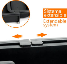 Carica l'immagine nel visualizzatore di Gallery, edihome, Portaposate da Cassetto, Porta Posate Espandibile, Regolabile, con 6-8 Scomparti, senza BPA, per Utensili da Cucina (Nero)