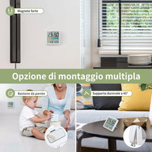 Carica l'immagine nel visualizzatore di Gallery, NOKLEAD Igrometro Termometro per Interni, Temperatura Umidità