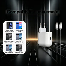 Carica l'immagine nel visualizzatore di Gallery, 45W USB C Caricatore Alimentatore con Cavo di Ricarica Tipo C da 2M（Bianco）