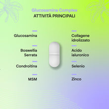 Carica l'immagine nel visualizzatore di Gallery, Glucosamina Condroitina MSM, Collagene con Acido Ialuronico