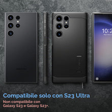 Carica l'immagine nel visualizzatore di Gallery, Spigen Cover Tough Armor per Samsung Samsung Galaxy S23 Ultra