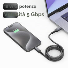 Carica l'immagine nel visualizzatore di Gallery, deleyCON 2x 2m Cavi USB-A a USB-C USB 3.0 5 Gbps (USB 3.2 Gen1) Cavi di Ricarica e Dati per Smartphone Tablet Notebook F