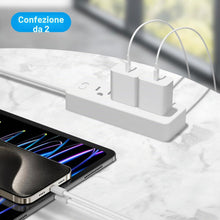 Carica l'immagine nel visualizzatore di Gallery, 3m iPhone 17/16/15 Caricatore (2 Set), Cavo USB C Ricarica Rapida Per iPhone 17/17 Pro Max/17e/16 Pro Max/16e/15 Plus/Ai