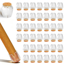 Carica l'immagine nel visualizzatore di Gallery, 40 Pezzi Tappi Per Sedie In Silicone,Gommini Sedie Rotondi,Coprigambe Sedie,Tappi Sedie Rotondi Silicone,Adatti Per Gamb