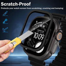 Carica l'immagine nel visualizzatore di Gallery, Simpeak 3 Pezzi Pellicola Protettiva Compatibile con Apple Watch Ultra 3/2/ 1 49mm, Pellicola in Vetro Temperato con Tel