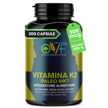 Carica l'immagine nel visualizzatore di Gallery, Parafarmacia OVF, Vitamina K2 mk7 200 mcg All Trans, 300 capsule (10 mesi di fornitura), Vitamina K2 pura, Ottima per os