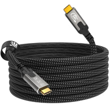 Carica l'immagine nel visualizzatore di Gallery, cavo usb c 3 metri,Cavo USB C 3.2 Gen2x2, 20Gbps Cavo Dati USB Type C, Cavo USB C a USB C, PD3.1 240W 48V/5A, Cavo Video