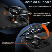 Carica l'immagine nel visualizzatore di Gallery, JETech Pellicola Fotocamera per iPhone 15 Pro/15 Pro Max, Titanio Nero