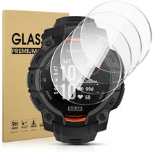 Carica l'immagine nel visualizzatore di Gallery, Diruite 4 Pezzi per Garmin Instinct 3 45mm Solar/AMOLED Vetro Temperato Pellicola Protettiva HD Schermo Antigraffio Senz