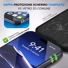 Carica l'immagine nel visualizzatore di Gallery, Deppa Pellicola Protettiva Anti-Luce Blu per iPhone 18 Pro/17 Pro, 2 Pezzi