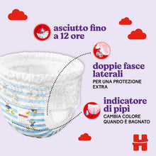 Carica l'immagine nel visualizzatore di Gallery, Huggies Little Movers Mutandina, 56 Pannolini Mutandina Taglia 5 (12-17 Kg)