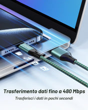 Carica l'immagine nel visualizzatore di Gallery, RAVIAD Cavo USB C Ricarica Rapida [3Pezzi, 2m], Cavo USB Type-C QC 3.0