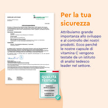 Carica l'immagine nel visualizzatore di Gallery, Vitamina C Tamponata – 1000 mg per Dose Giornaliera – Alta Tollerabilità, Delicata sullo Stomaco, Vegan – 365 Capsule pe