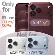 Carica l'immagine nel visualizzatore di Gallery, JETech Cover Magnetica Silicone per iPhone 18 Pro/17 Pro, Ciliegia Scuro