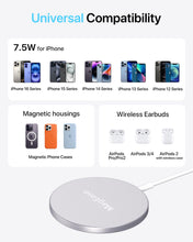 Carica l'immagine nel visualizzatore di Gallery, Caricatore wireless per iphone Magnetico, Base di Ricarica Wireless Rapida per iPhone 18 Pro Max/Duo/17/16/15/14/13/12 e