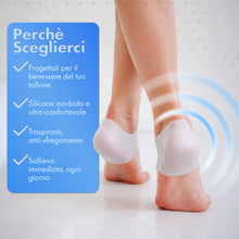 Carica l'immagine nel visualizzatore di Gallery, Copritalloni in Silicone Morbido Antisfregamento e Anti Vesciche, Protezione Tallone Ammortizzante, Lavabili e Riutilizz