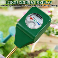 Carica l'immagine nel visualizzatore di Gallery, GAOUTO Set di 4 umidificatori per piante, igrometro 3 in 1, per piante con PH/temperatura/luce, adatto per giardinaggio,