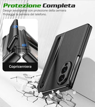 Carica l'immagine nel visualizzatore di Gallery, Compatibile con Cover Samsung Galaxy Z Fold 8 con Penna, Custodia Rigida Effetto Pelle, Protezione Cerniera e Fotocamera
