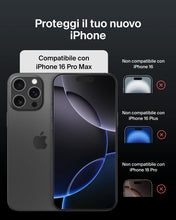 Carica l'immagine nel visualizzatore di Gallery, Belkin ScreenForce UltraGlass 2 Pellicola Vetro per iPhone 16 Pro Max, antigraffio, durezza di 9H, sottile, include un s