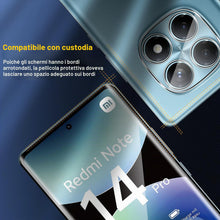 Carica l'immagine nel visualizzatore di Gallery, QULLOO Vetro Temperato per Xiaomi Redmi Note 14 Pro 4G, 2 Pezzi Pellicola Vetro Protettiva e 2 Pezzi Pellicola Fotocamer