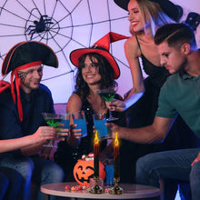 Carica l'immagine nel visualizzatore di Gallery, 2 pezzi Candele LED per Halloween, candele galleggianti a LED a batteria