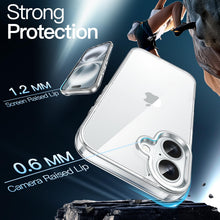 Carica l'immagine nel visualizzatore di Gallery, JETech Cover per iPhone 16, Anti-Ingiallimento, Trasparente