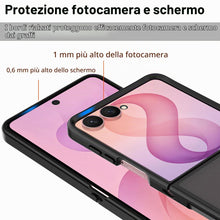 Carica l'immagine nel visualizzatore di Gallery, Cover per Samsung Galaxy Z Flip 8, Custodia Protettiva Pieghevole PC Rigido a Prova di Caduta Antiurto Connettore in TPU