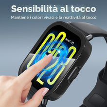 Carica l'immagine nel visualizzatore di Gallery, Diruite 3 Pezzi Cover per Xiaomi Redmi Watch 5 Active Vetro Temperato Pellicola Protettiva,PC Rigido Case Protettiva Ult