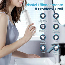 Carica l'immagine nel visualizzatore di Gallery, Vimmk Irrigatore Orale Senza Fili, Idropulsore Dentale ad Acqua con Irrigatore Orale Dentale Ricaricabile Impermeabile I
