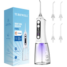 Carica l'immagine nel visualizzatore di Gallery, TUREWELL Idropulsore Dentale Portatile with UV Mode, Irrigatore Orale