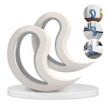 Carica l'immagine nel visualizzatore di Gallery, Stoppy, Stoppi, Fermafinestre, Fermafinestra, Fermaporte, Fermaporta, set di 2 (disponibile in 14 colori) (Bianco)