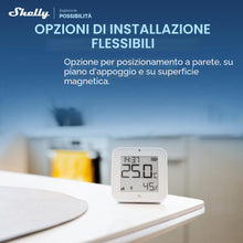 Carica l'immagine nel visualizzatore di Gallery, Shelly BLU H&amp;T Display ZB Bianco - Sensore Smart Temperatura e Umidità