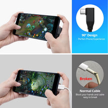 Carica l'immagine nel visualizzatore di Gallery, Cavo USB C a USB C 100W 0.2M, 90 Gradi Angolo Cavo USB Tipo C 3.2 Gen2x2
