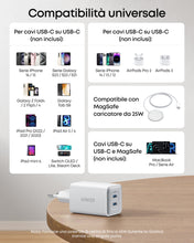 Carica l'immagine nel visualizzatore di Gallery, Anker Caricatore USB C 47W 523 (Nano 3) 2 Porte GaN