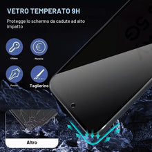 Carica l'immagine nel visualizzatore di Gallery, Holilo per Samsung Galaxy A35/A55 5G Vetro Temperato Privacy Pellicola Protettiva, 2 Pezzi Anti Spy Schermo Protezione S