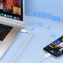 Carica l'immagine nel visualizzatore di Gallery, YISH 25W Caricatore USB C Caricabatterie： 3A USB C Presa Carica Alimentatore con 60W Cavo USB Type-C 1M Spina Ricarica A